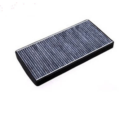 The application of filter element adhesive